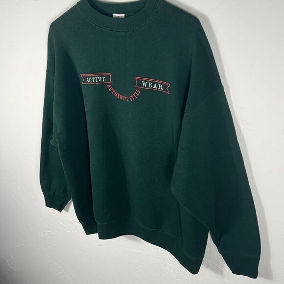 🔥🔥 True Vintage LOONEY TUNES ACTIVE WEAR Embroidered Crewneck Sweatshirt - EUC - Picture 3 of 8